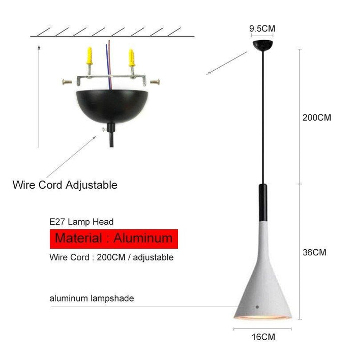 Funnel Pendant Lights - DWHOME