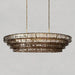 Ghiaccio Oval Chandelier 54''65''-DWHOME