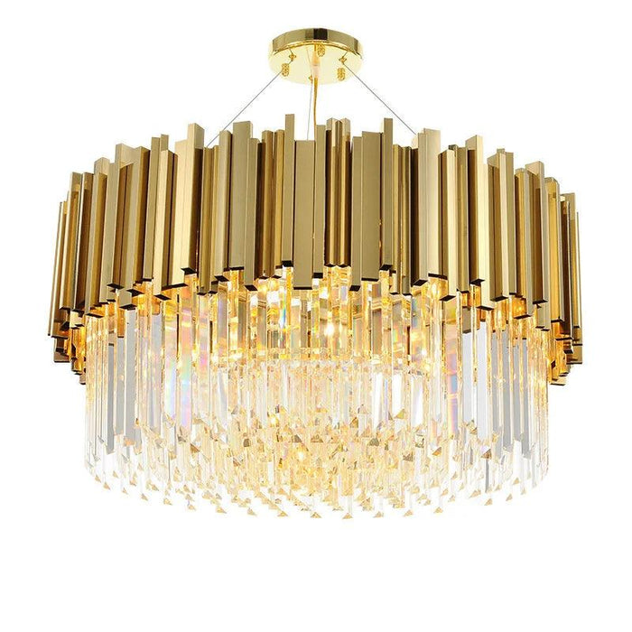 Gio Gold Plated Crystal Chandelier - DWHOME