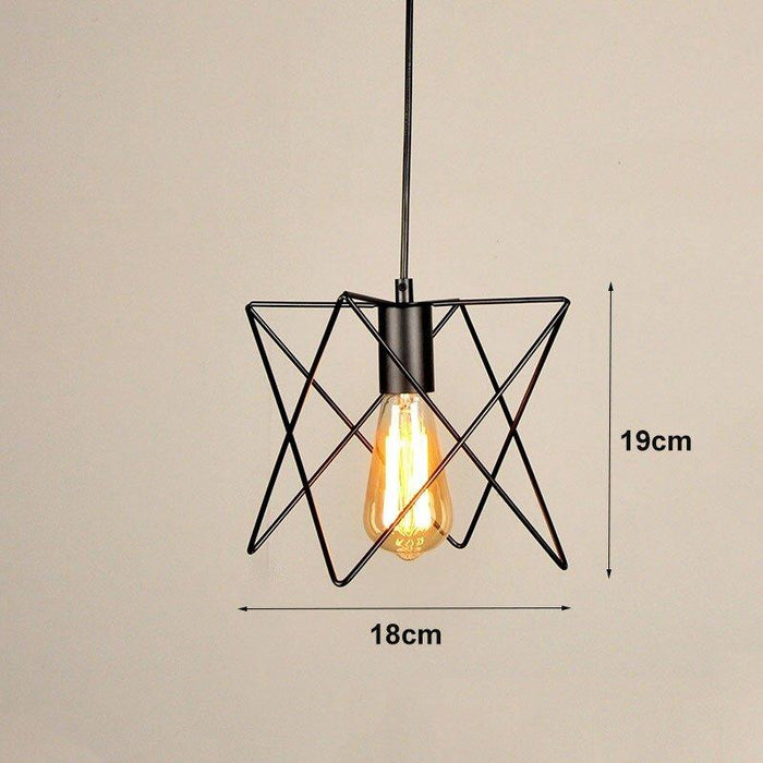 Geometrical Enclosed Pendant Light-DWHOME