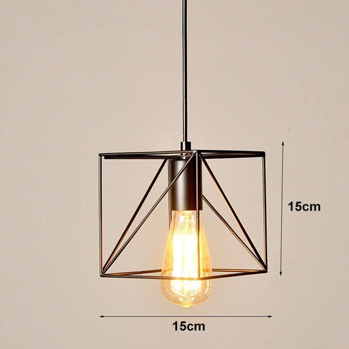 Geometrical Enclosed Pendant Light-DWHOME