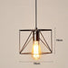 Geometrical Enclosed Pendant Light-DWHOME