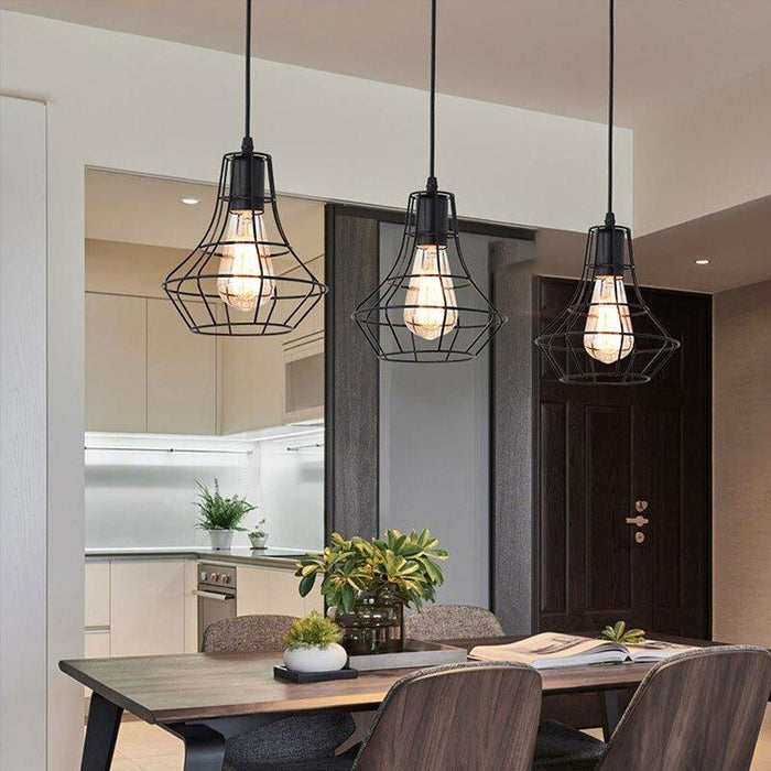 Geometrical Enclosed Pendant Light-DWHOME