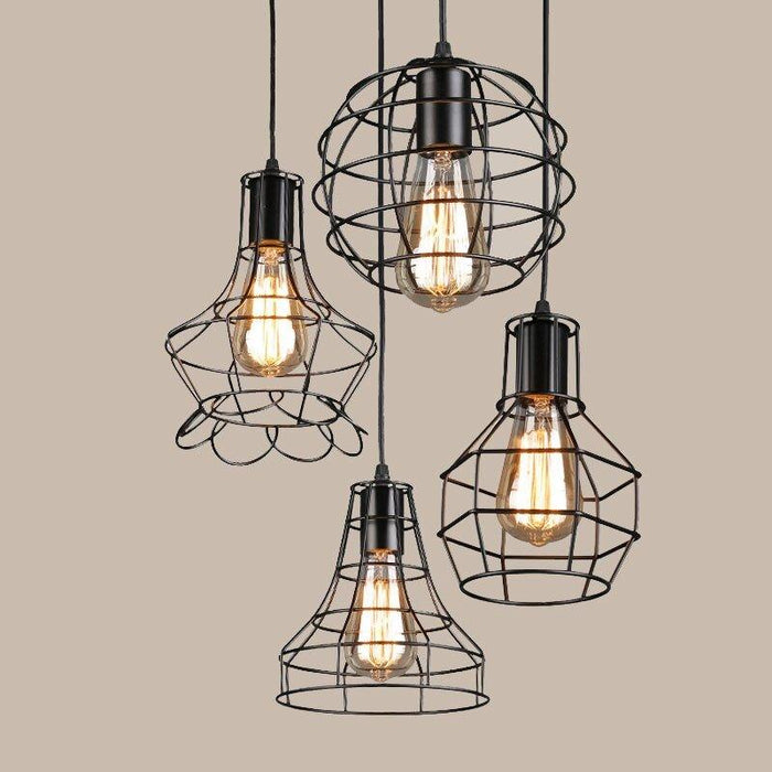 Geometrical Enclosed Pendant Light-DWHOME