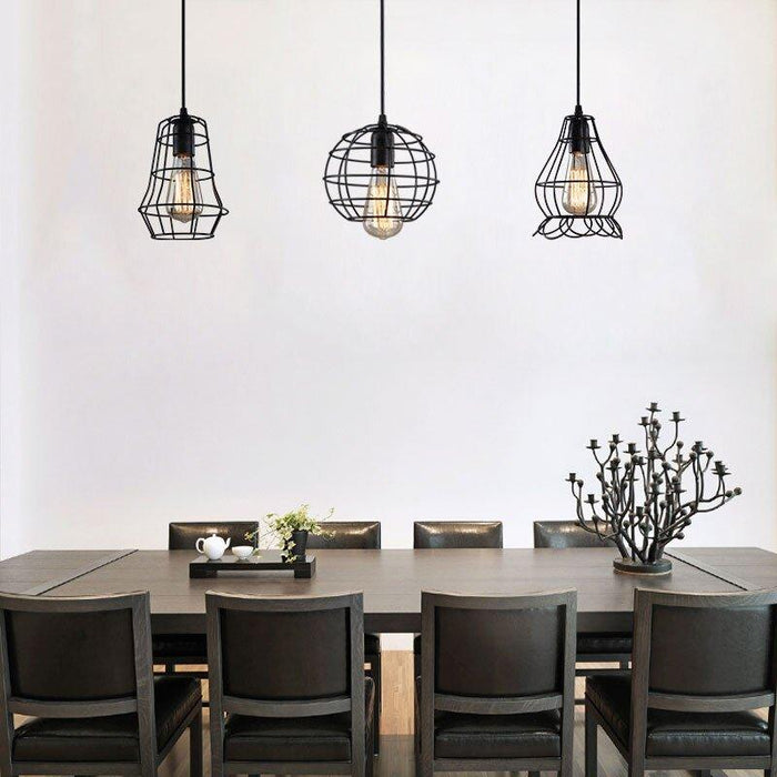Geometrical Enclosed Pendant Light-DWHOME