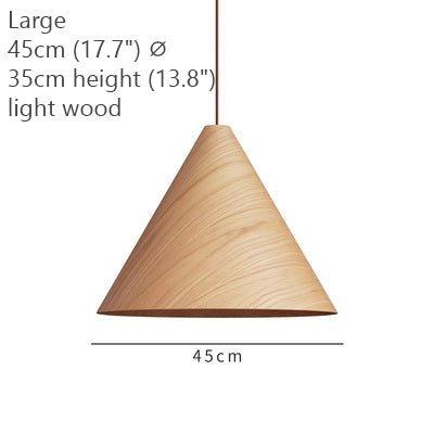 Geppetto Wooden Cone Pendant Light - DWHOME