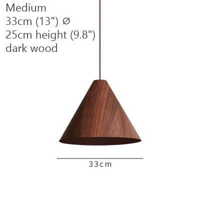 Geppetto Wooden Cone Pendant Light - DWHOME