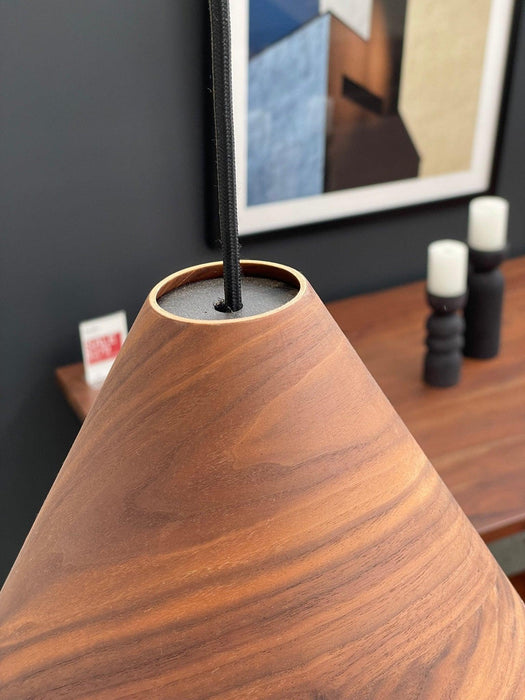 Geppetto Wooden Cone Pendant Light - DWHOME