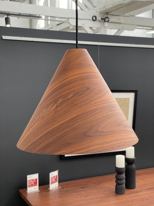 Geppetto Wooden Cone Pendant Light - DWHOME