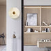 Gillis Marble Round Plate Wall Lamp - DWHOME