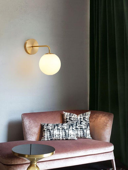 Giorbor Dimpled and Smooth Hanging Ball Wall Lamp - DWHOME