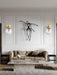 Giorbor Dimpled and Smooth Hanging Ball Wall Lamp - DWHOME