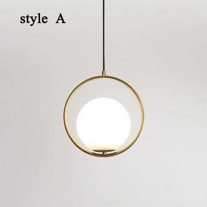 Glass Balance Pendant Lights-DWHOME
