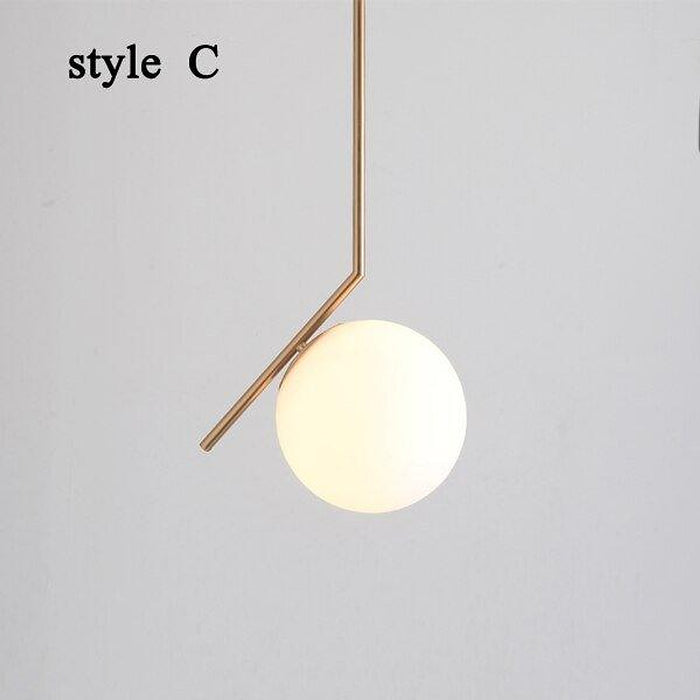 Glass Balance Pendant Lights-DWHOME