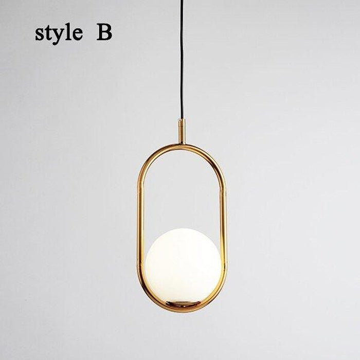 Glass Balance Pendant Lights-DWHOME