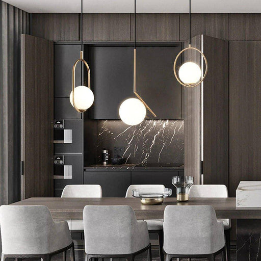 Glass Balance Pendant Lights-DWHOME