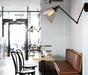 Glass Cone Shade Wall Light. Industrial Retro Styled Bedside Light. - DWHOME