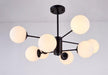 Glass Metal Ball Shape Irregular Design LED Chandelier - DWHOME