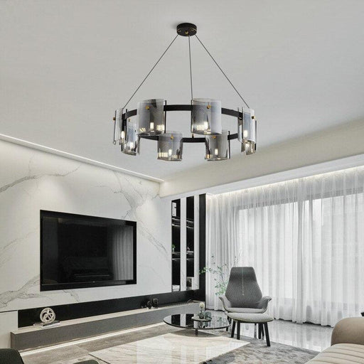 Glass Shields Chandelier-DWHOME