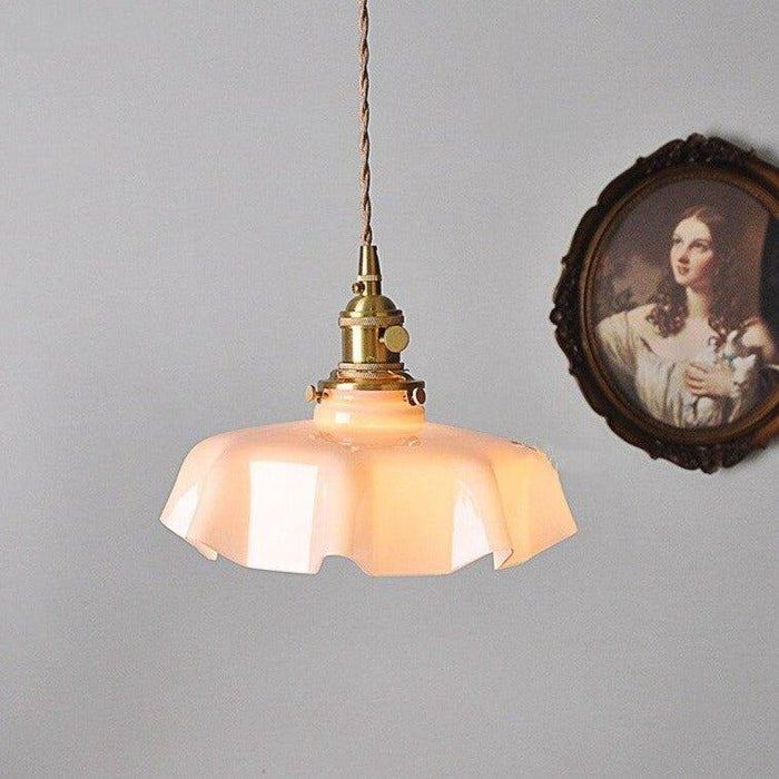 Glass Stone Tablecloth Pendant Light N READY - DWHOME