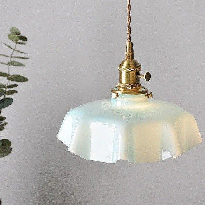 Glass Stone Tablecloth Pendant Light N READY - DWHOME