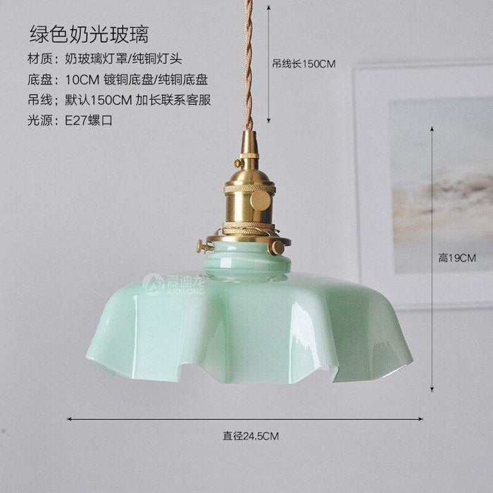 Glass Stone Tablecloth Pendant Light N READY - DWHOME