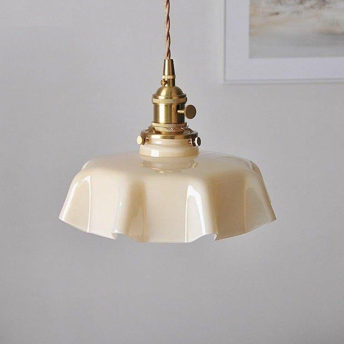 Glass Stone Tablecloth Pendant Light N READY - DWHOME