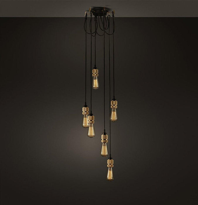 Gold Brass Pendant Light-DWHOME