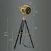 Gold Tripod Vintage Floor Lamp - DWHOME