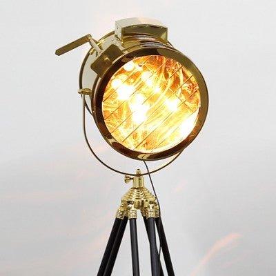 Gold Tripod Vintage Floor Lamp - DWHOME