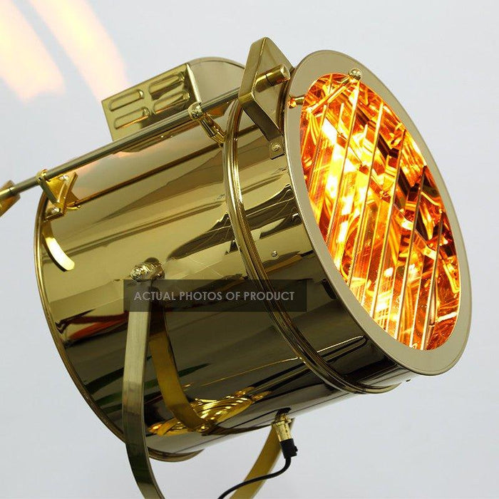 Gold Tripod Vintage Floor Lamp - DWHOME