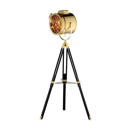 Gold Tripod Vintage Floor Lamp - DWHOME