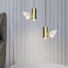 Golden Crystal Butterfly Pendant Light - DWHOME