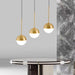 Golden Glass Ball Pendant Light - DWHOME