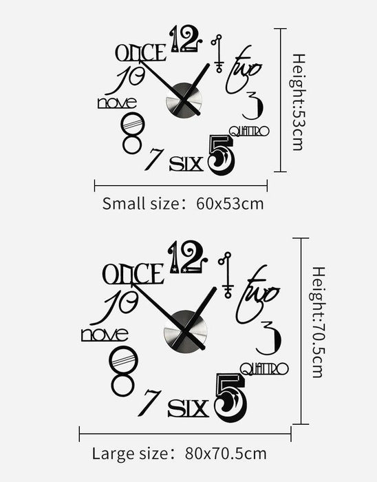 Groovy DIY Wall Clock - DWHOME