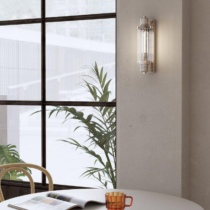 Haberfield Art Deco Wall Light - With Clear Glass - DWHOME