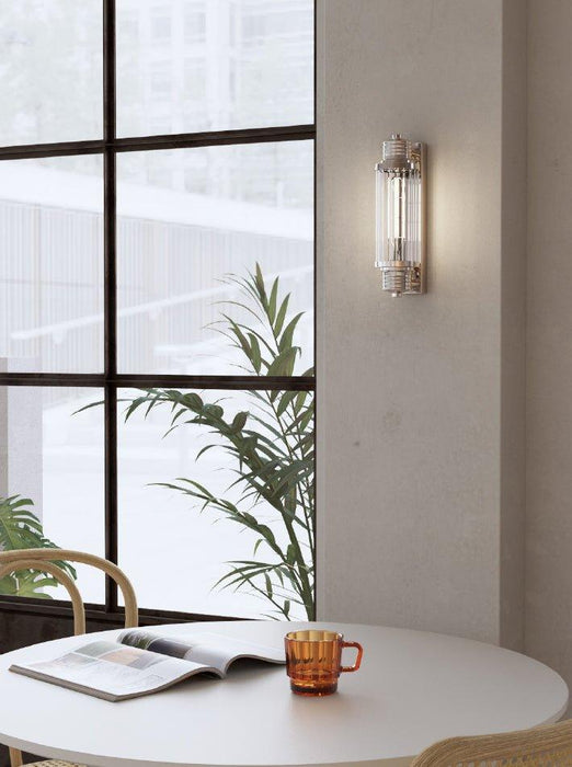 Haberfield Art Deco Wall Light - With Clear Glass - DWHOME