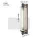 Haberfield Art Deco Wall Light - With Clear Glass - DWHOME