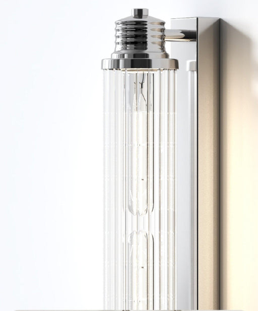 Haberfield Art Deco Wall Light - With Clear Glass-DWHOME