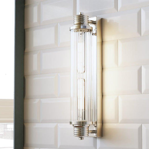 Haberfield Art Deco Wall Light - With Clear Glass-DWHOME