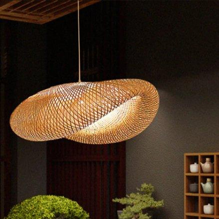Handmade Bamboo Pendant Lights-DWHOME