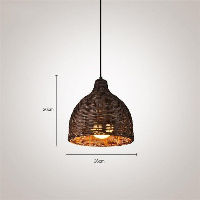 Handmade Japanese Style Bamboo Pendant Lamps - DWHOME