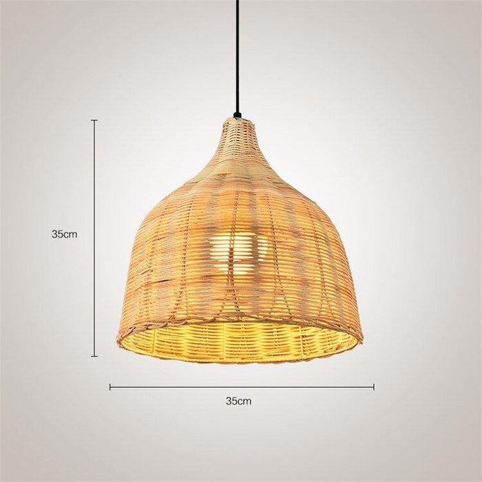 Handmade Japanese Style Bamboo Pendant Lamps - DWHOME