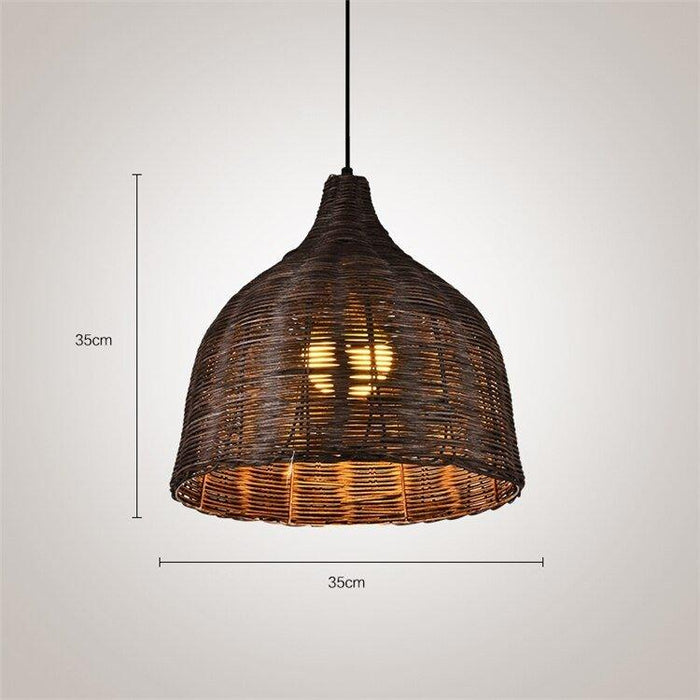 Handmade Japanese Style Bamboo Pendant Lamps - DWHOME
