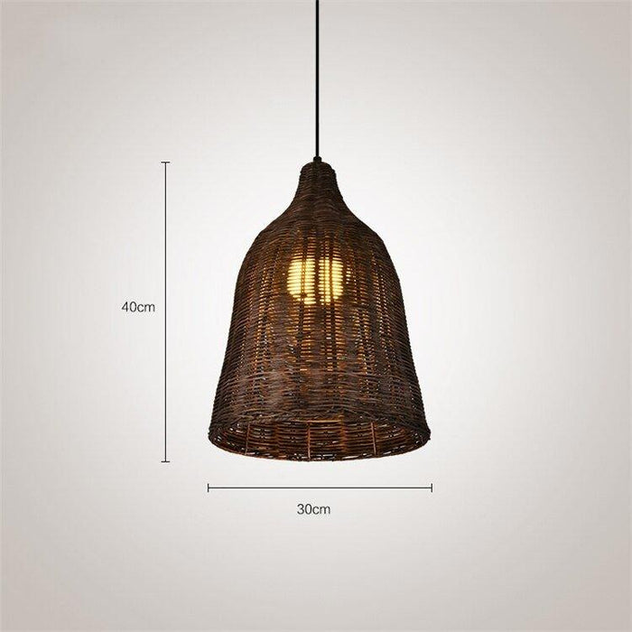 Handmade Japanese Style Bamboo Pendant Lamps - DWHOME