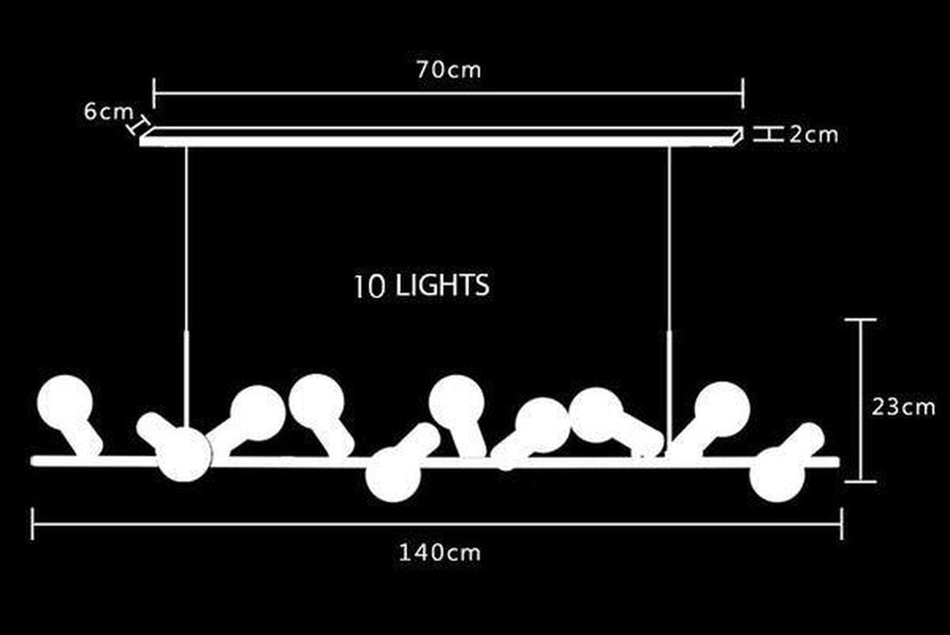 Hanging Doves Kitchen Island Minimalist Line Pendant Light-DWHOME