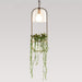 Hanging Plant Vase Brass Pendant Light - DWHOME