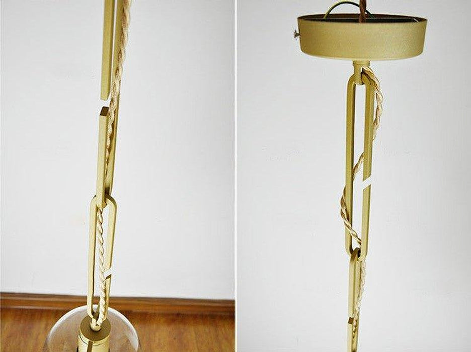 Hanging Plant Vase Brass Pendant Light-DWHOME