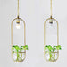 Hanging Plant Vase Brass Pendant Light - DWHOME