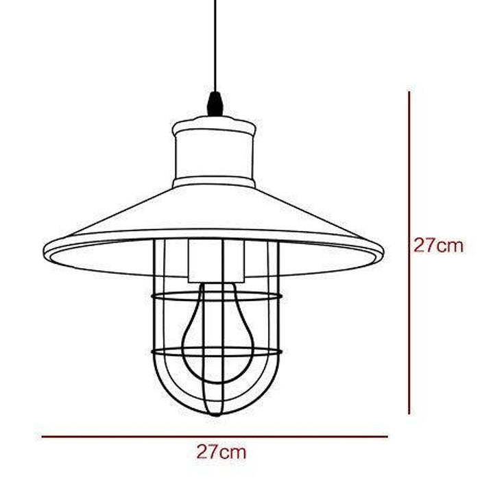 Harbour Industrial Rustic Pendant Light-DWHOME